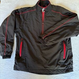 Foot joy Men’s Golf Pullover 1/2 zip Windbreaker Performance Size Medium